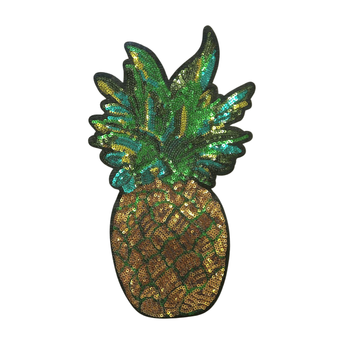 Parche Bordado Lentejuela Termoadhesivo Piña 1 PZ N49 Ariel