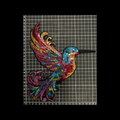 Parche Bordado Lentejuela Termoadhesivo Colibrí Colorido 1 PZ N54 Ariel