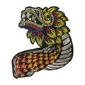Parche Bordado Termoadhesivo Serpiente Quetzalcoatl 1 PZ P12 - Peletería León