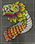 Parche Bordado Termoadhesivo Serpiente Quetzalcoatl 1 PZ P12 - Peletería León