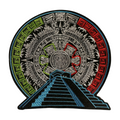 Parche Bordado Termoadhesivo Calendario Pirámide 1 PZ P17 - Peletería León