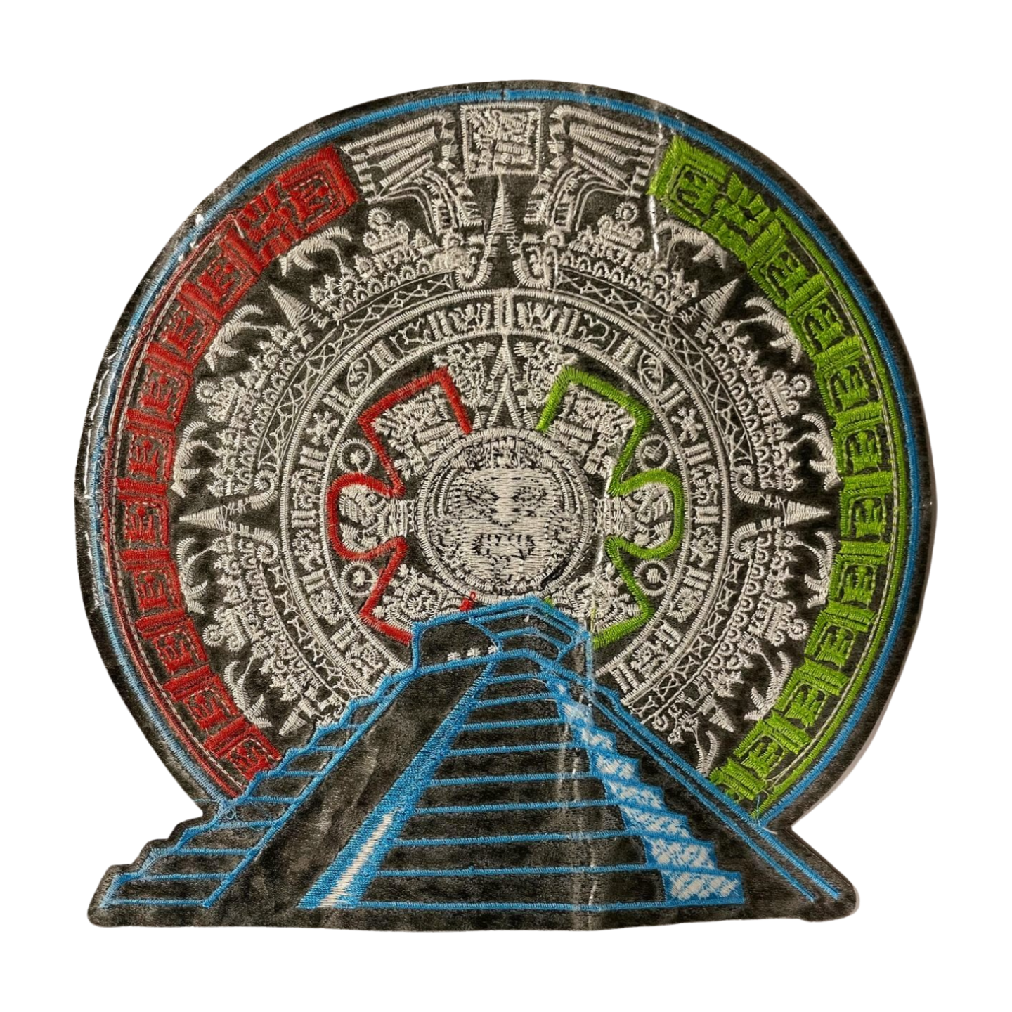 Parche Bordado Termoadhesivo Calendario Pirámide 1 PZ P17 - Peletería León