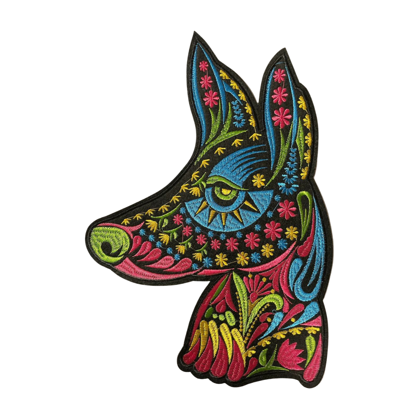 Parche Bordado Termoadhesivo de Xoloitzcuintle 1 PZ P25 - Peletería León