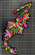 Parche Bordado Termoadhesivo de Mapa República Mexicana 1 PZ P39 - Peletería León