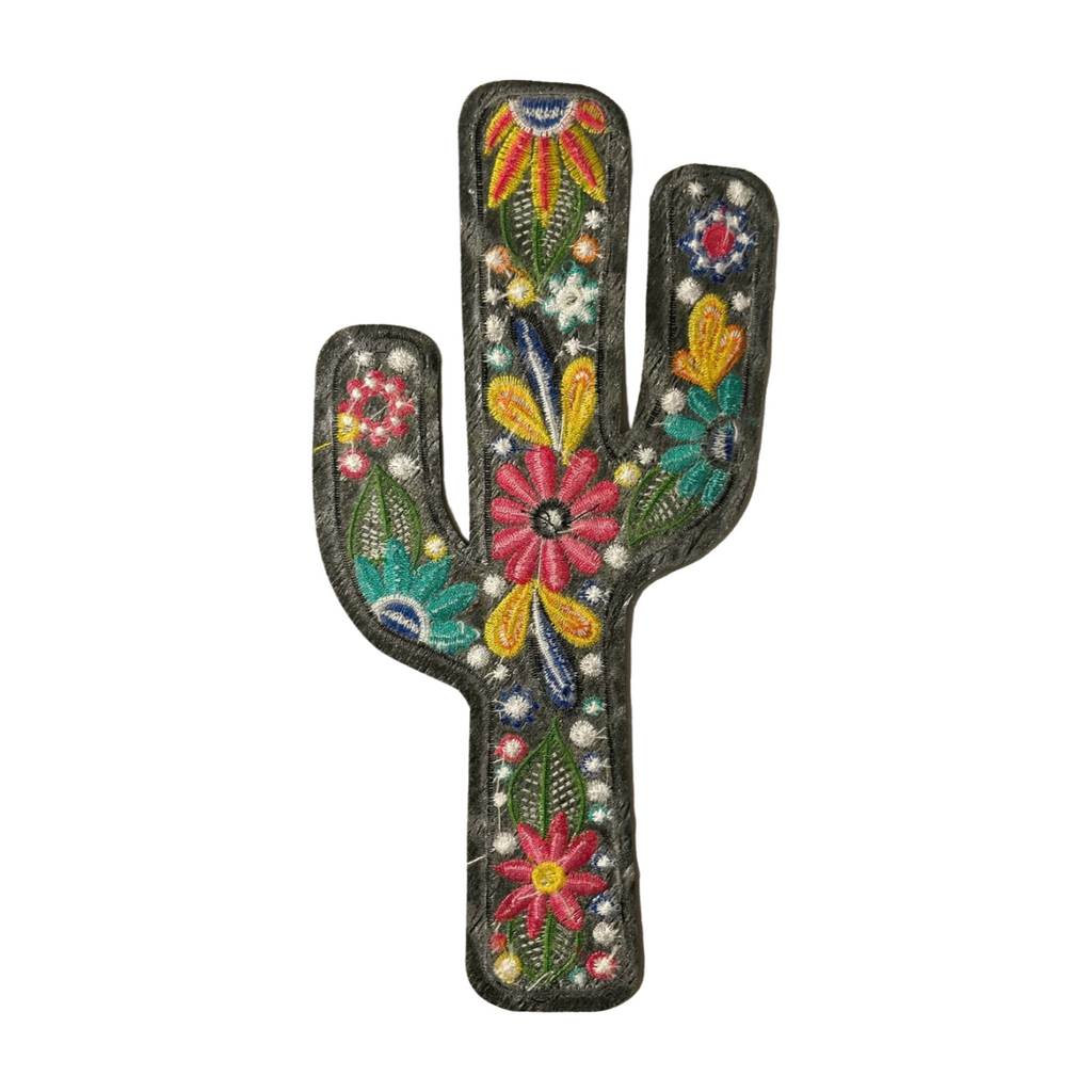Parche Bordado Termoadhesivo Cactus 1 PZ P48 - Peletería León