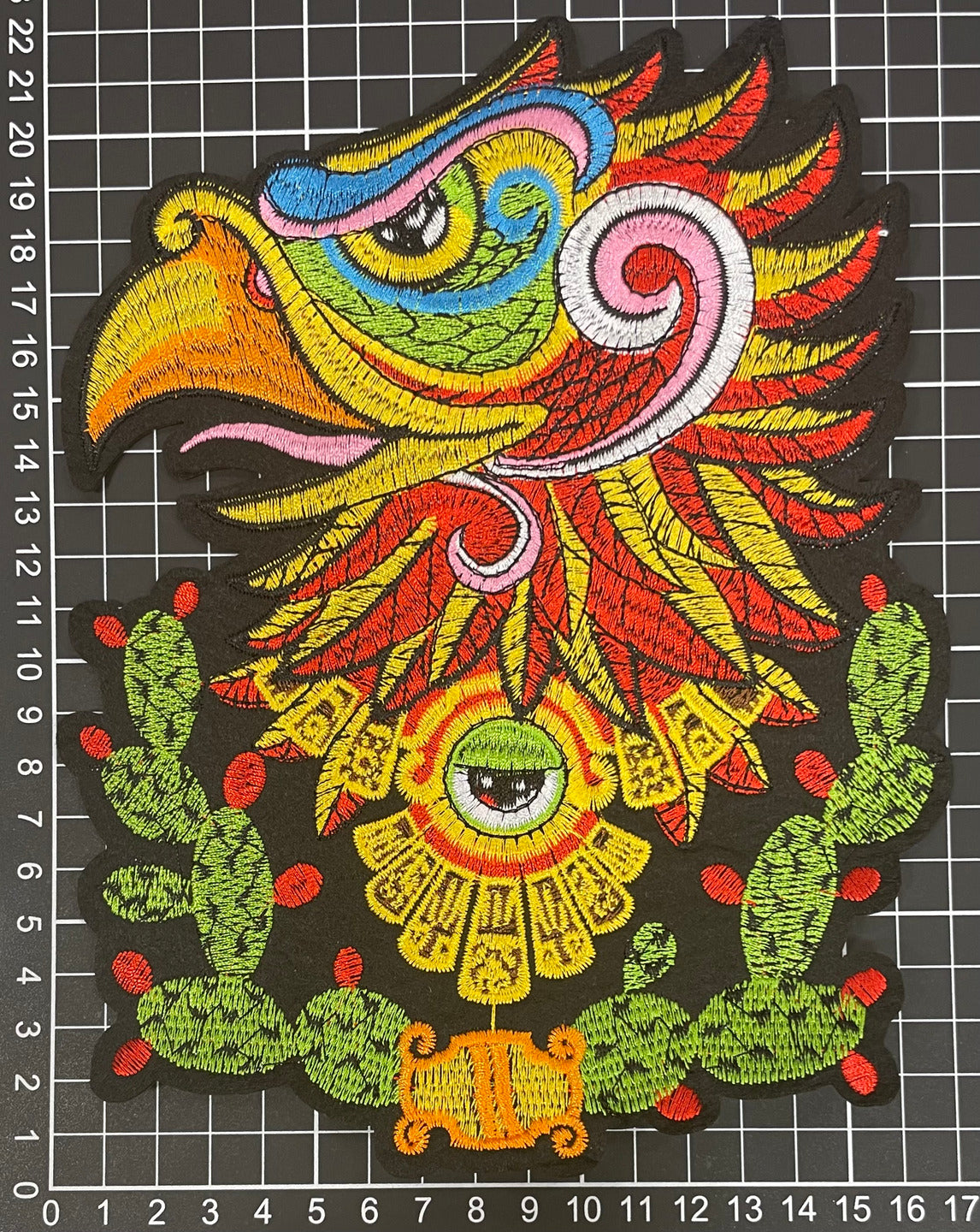 Parche Bordado Termoadhesivo Ave Prehispánico 1 PZ P8 Ariel