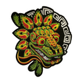 Parche Bordado Termoadhesivo Serpiente Emplumada 1 PZ P94 - Peletería León