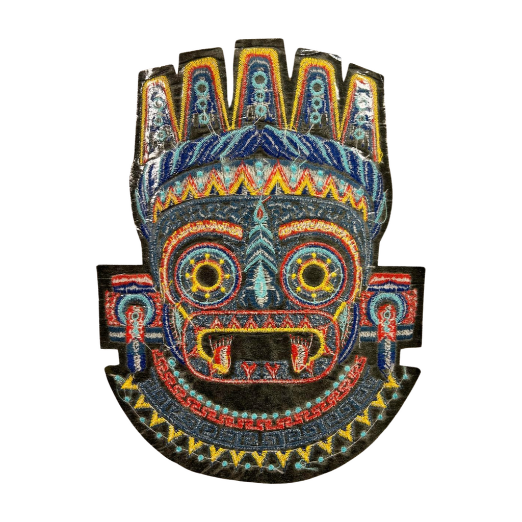 Parche Bordado Termoadhesivo Tlaloc 1 PZ P98 - Peletería León