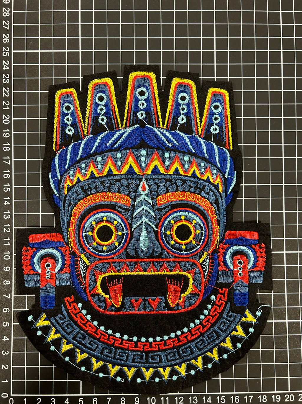 Parche Bordado Termoadhesivo Tlaloc 1 PZ P98 - Peletería León