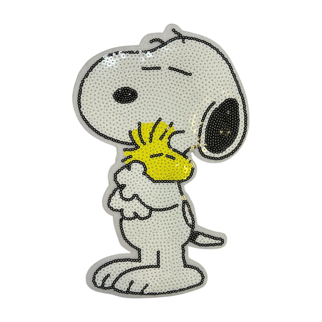 Parche Bordado Lentejuela Termoadhesivo Snoopy 1 PZ T102 Ariel