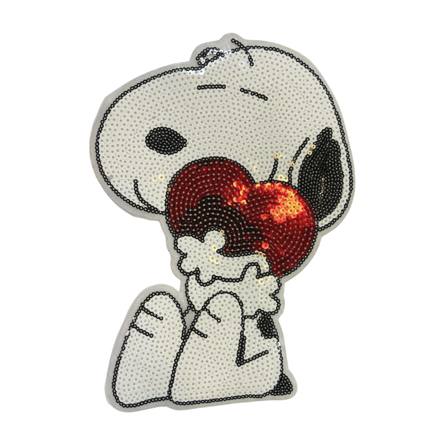 Parche Bordado Lentejuela Termoadhesivo Snoopy 1 PZ T103 Ariel