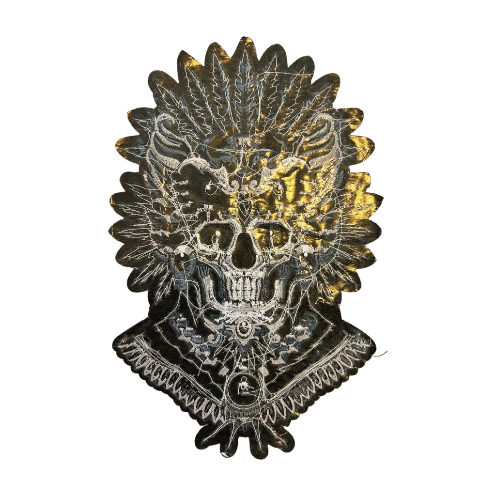 Parche Bordado Lentejuela Termoadhesivo Guerrero Jaguar 1 PZ T125 - Peletería León