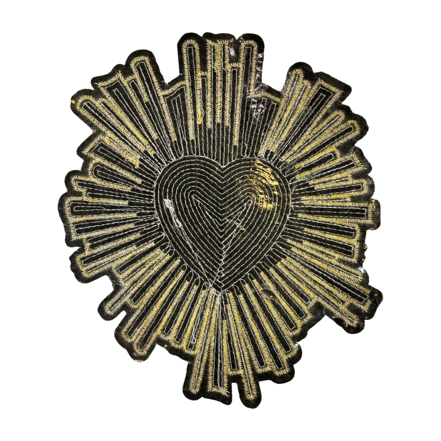 Parche Bordado Lentejuela Termoadhesivo Corazón 1 PZ T133 Ariel