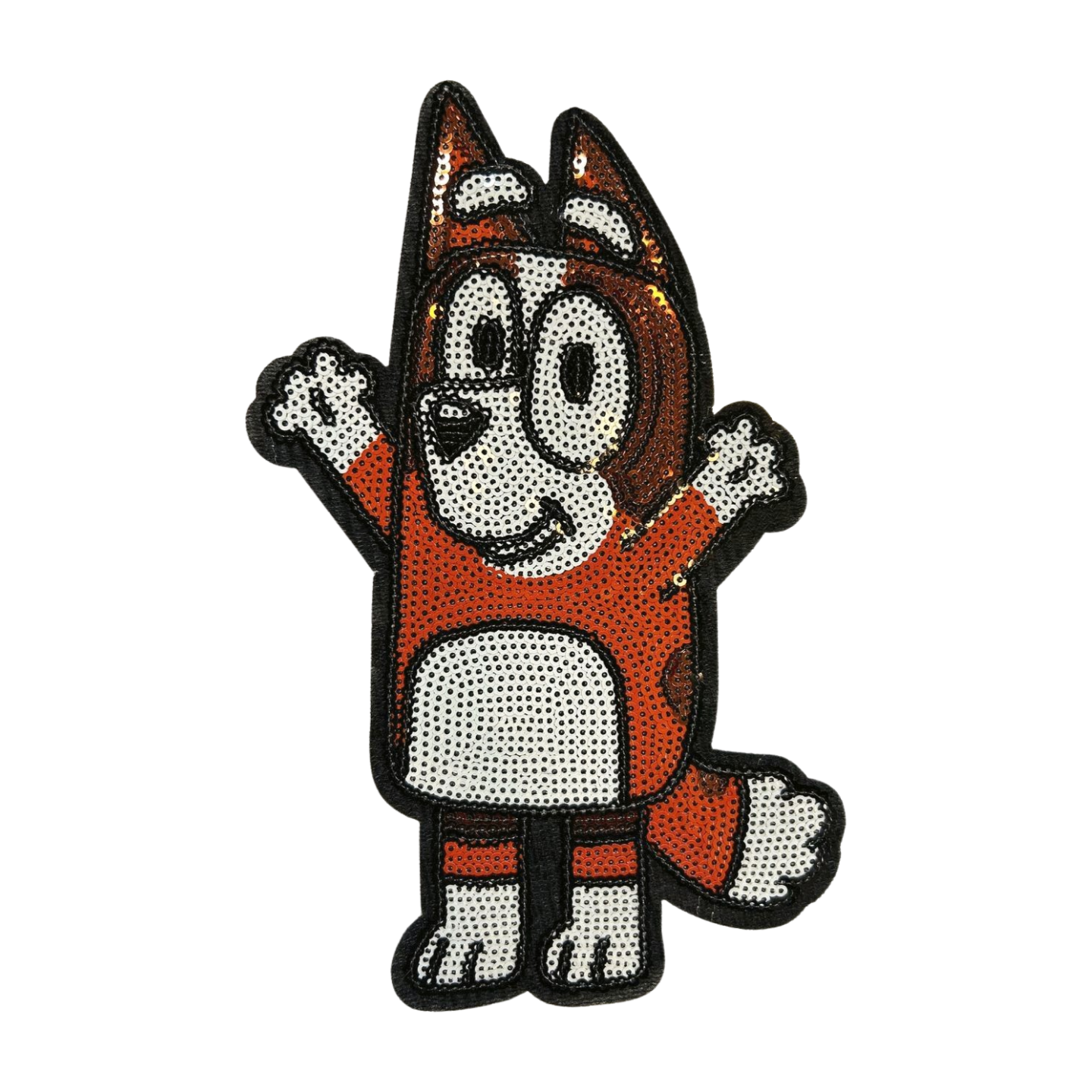 Parche Bordado Lentejuela Termoadhesivo Bluey Bingo 1 PZ T18 - Peletería León