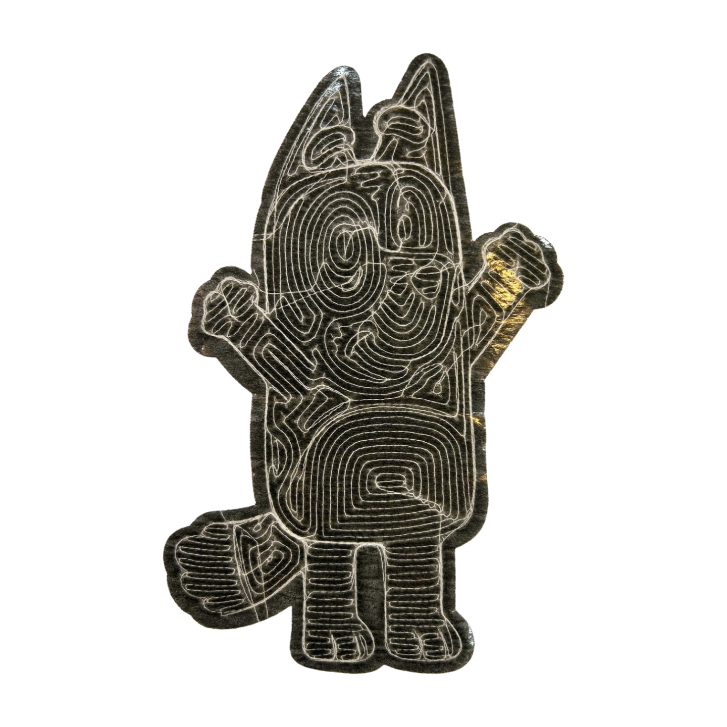 Parche Bordado Lentejuela Termoadhesivo Bluey Bingo 1 PZ T18 - Peletería León