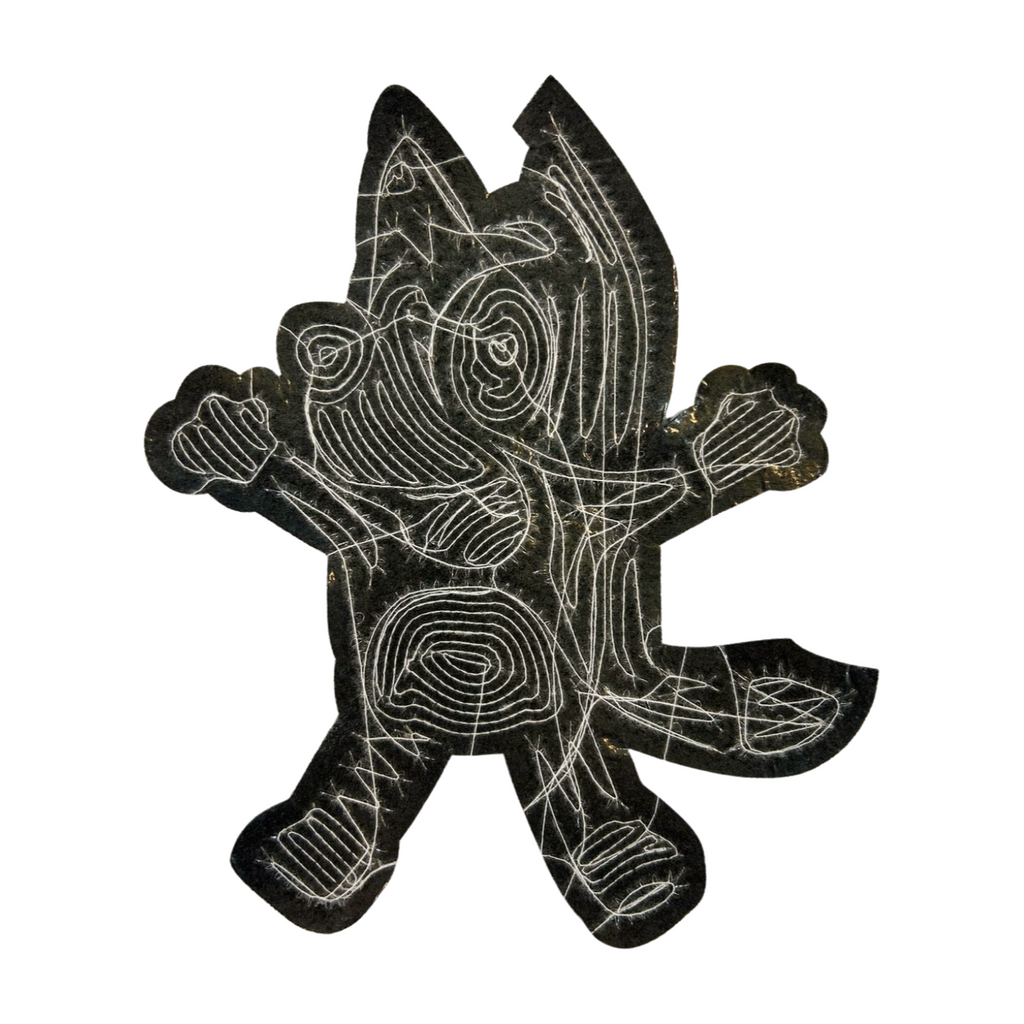 Parche Bordado Lentejuela Termoadhesivo Bluey 1 PZ T23 - Peletería León