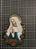 Parche Bordado Lentejuela Termoadhesivo Virgen Guadalupe 1 PZ T3 - Peletería León