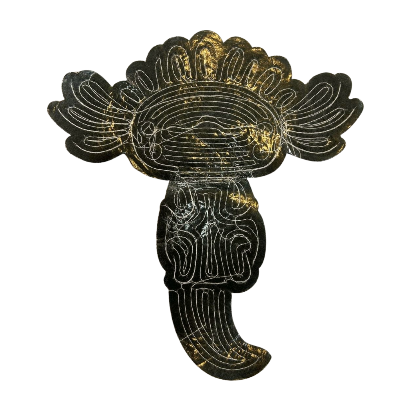 Parche Bordado Termoadhesivo Ajolote Rosa 1 PZ T44 - Peletería León