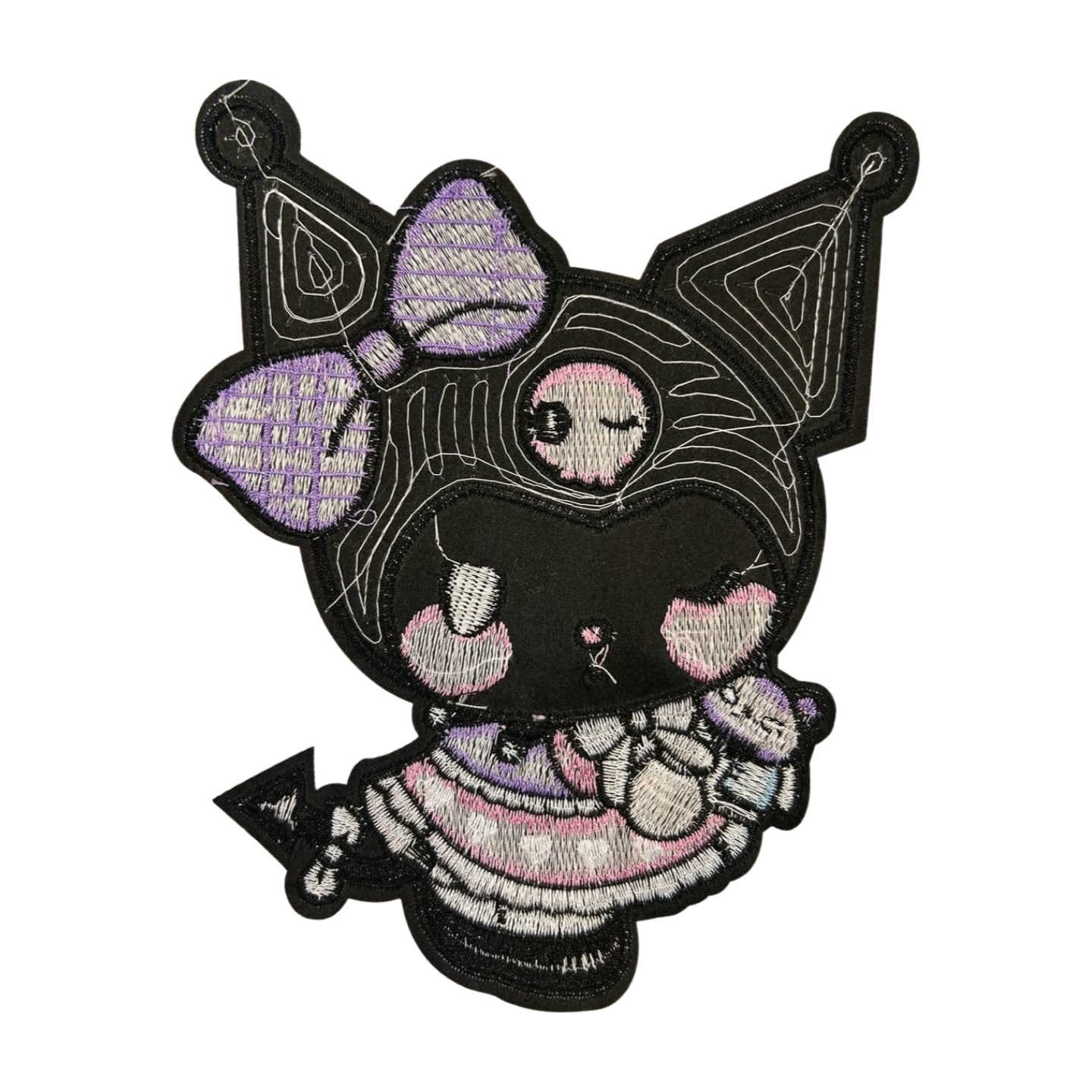 Parche Bordado Termoadhesivo para Ropa de Kuromi 1 PZ T48 - Peletería León