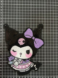 Parche Bordado Termoadhesivo para Ropa de Kuromi 1 PZ T48 - Peletería León
