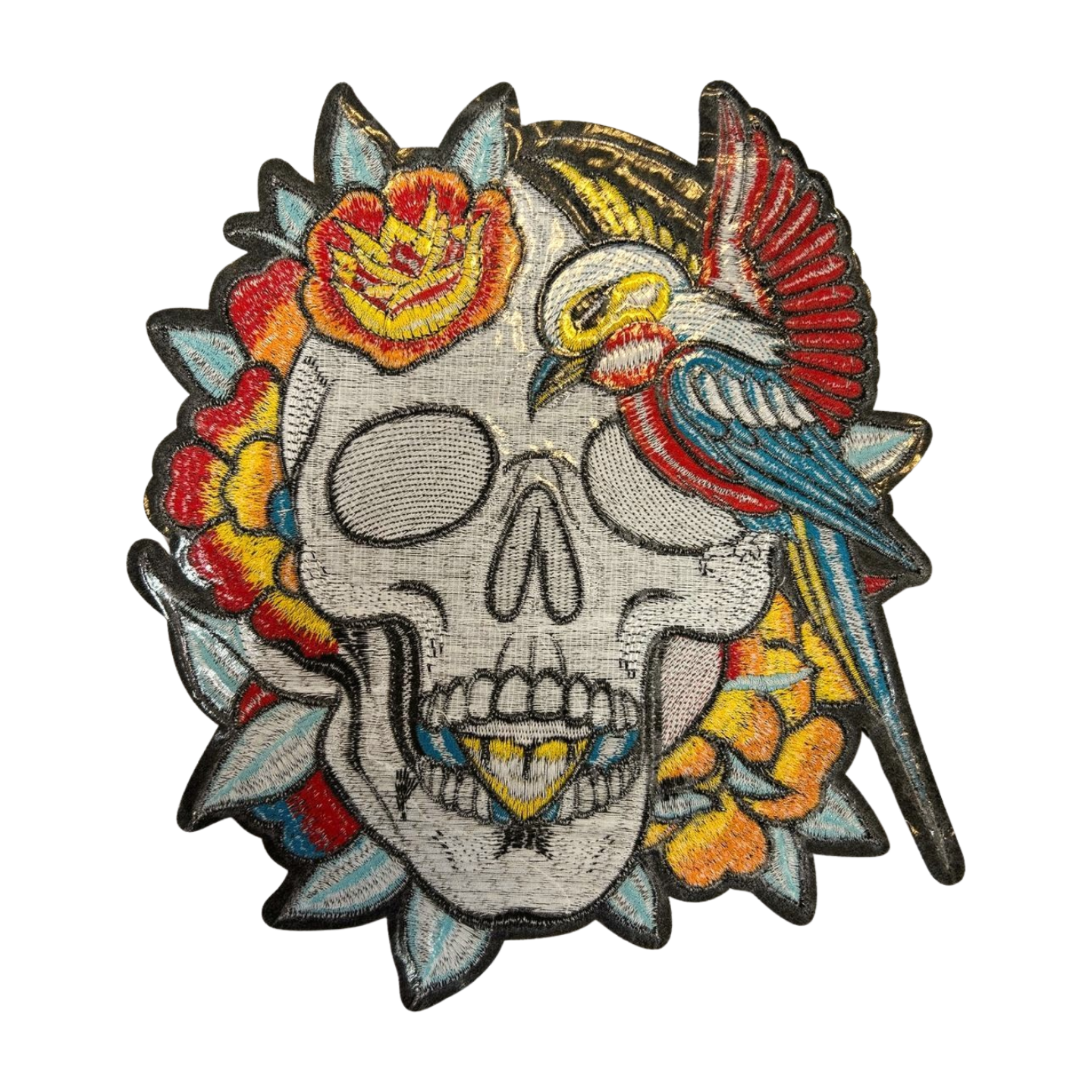 Parche Bordado Termoadhesivo para Ropa de Calavera 1 PZ T65 Ariel