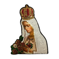 Parche de Lentejuela Termoadhesivo Virgen María 1 PZ T6 - Peletería León