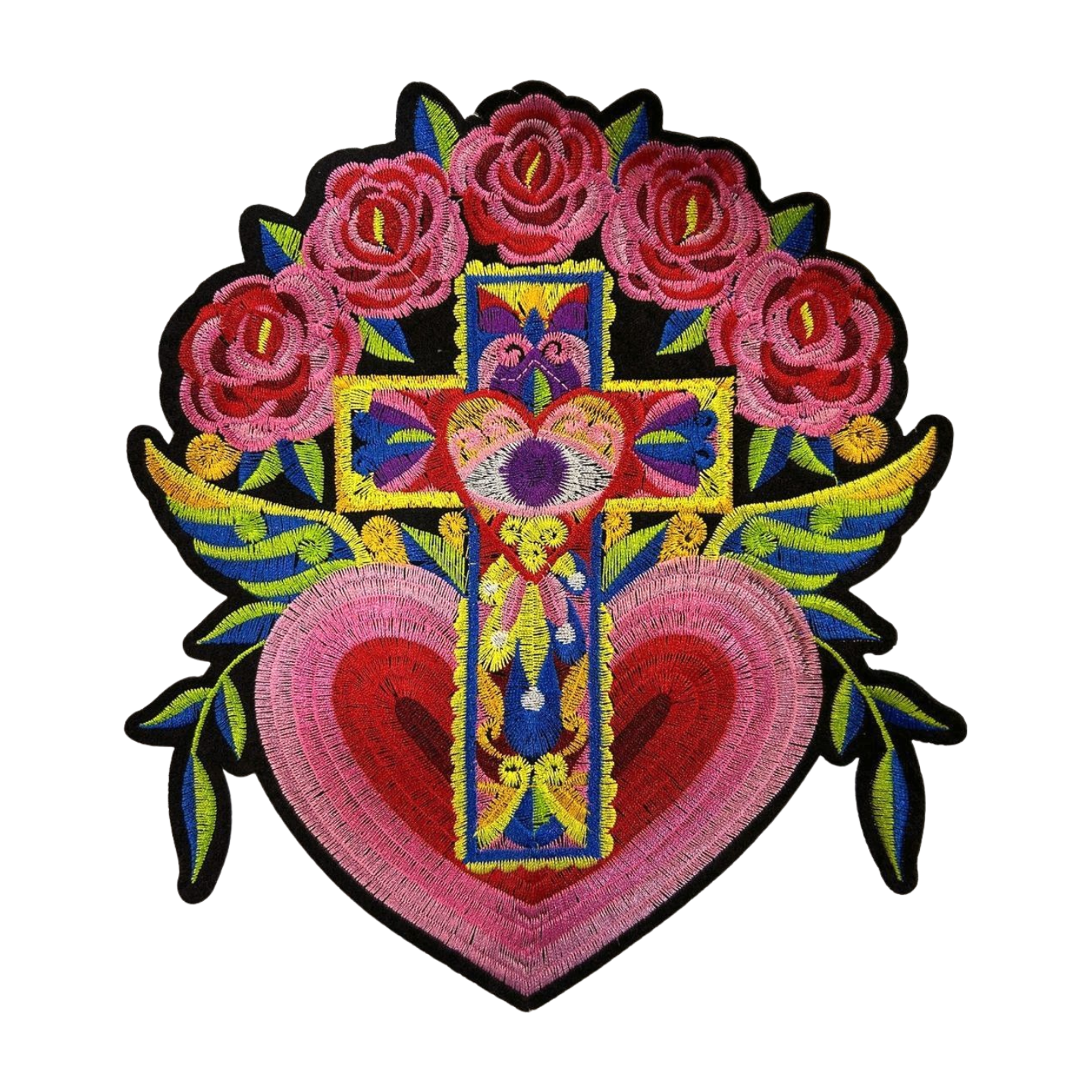 Parche Bordado Termoadhesivo de Corazón 1 PZ T73 Ariel