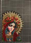 Parche de Lentejuela Termoadhesivo Virgen María 1 PZ T7 - Peletería León