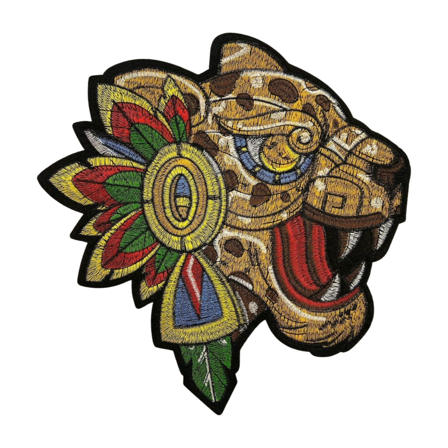 Parche Bordado Termoadhesivo de Tigre Prehispánico 1 PZ T80 Ariel