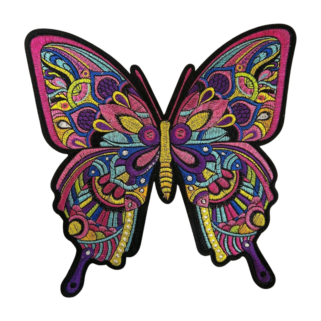 Parche Bordado Termoadhesivo para Ropa de Mariposa 1 PZ T84 Ariel