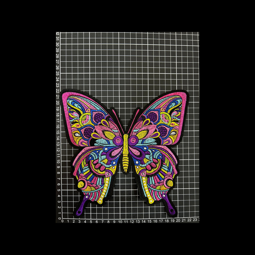 Parche Bordado Termoadhesivo para Ropa de Mariposa 1 PZ T84 Ariel