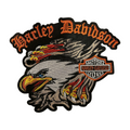 Parche Bordado Termoadhesivo para Ropa de Harley Davidson Águila 1 PZ Y116 - Peletería León