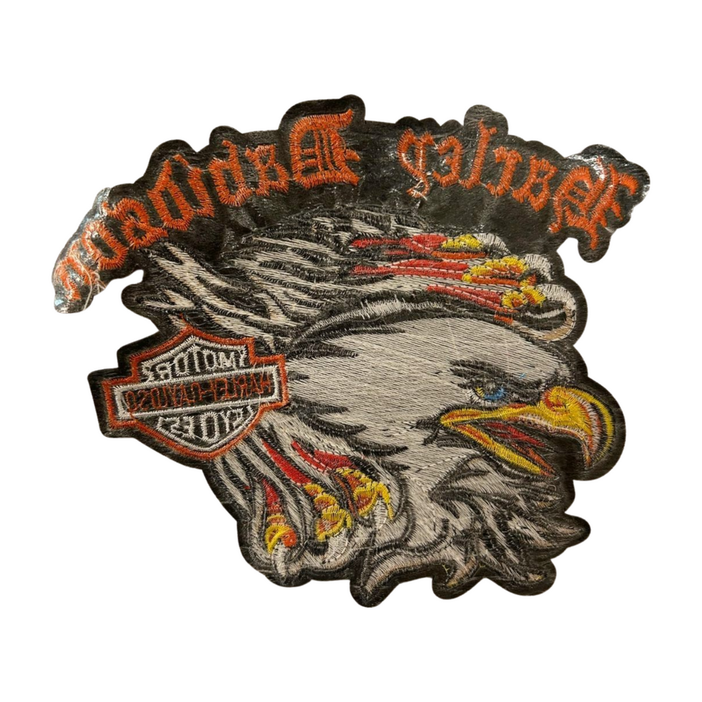 Parche Bordado Termoadhesivo para Ropa de Harley Davidson Águila 1 PZ Y116 - Peletería León