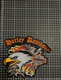 Parche Bordado Termoadhesivo para Ropa de Harley Davidson Águila 1 PZ Y116 - Peletería León
