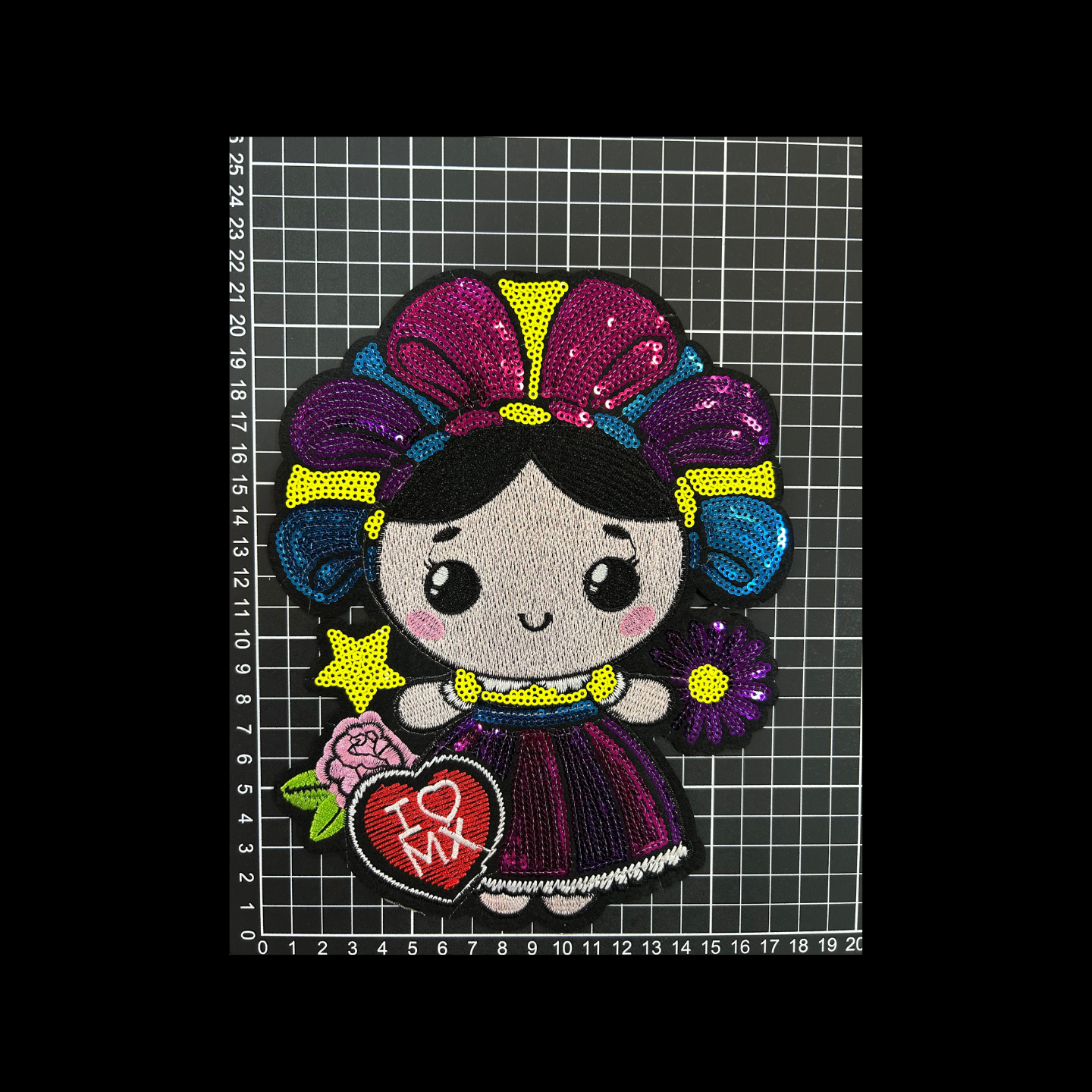 Parche Bordado Termoadhesivo Muñeca Lele 1 PZ Y136 Ariel