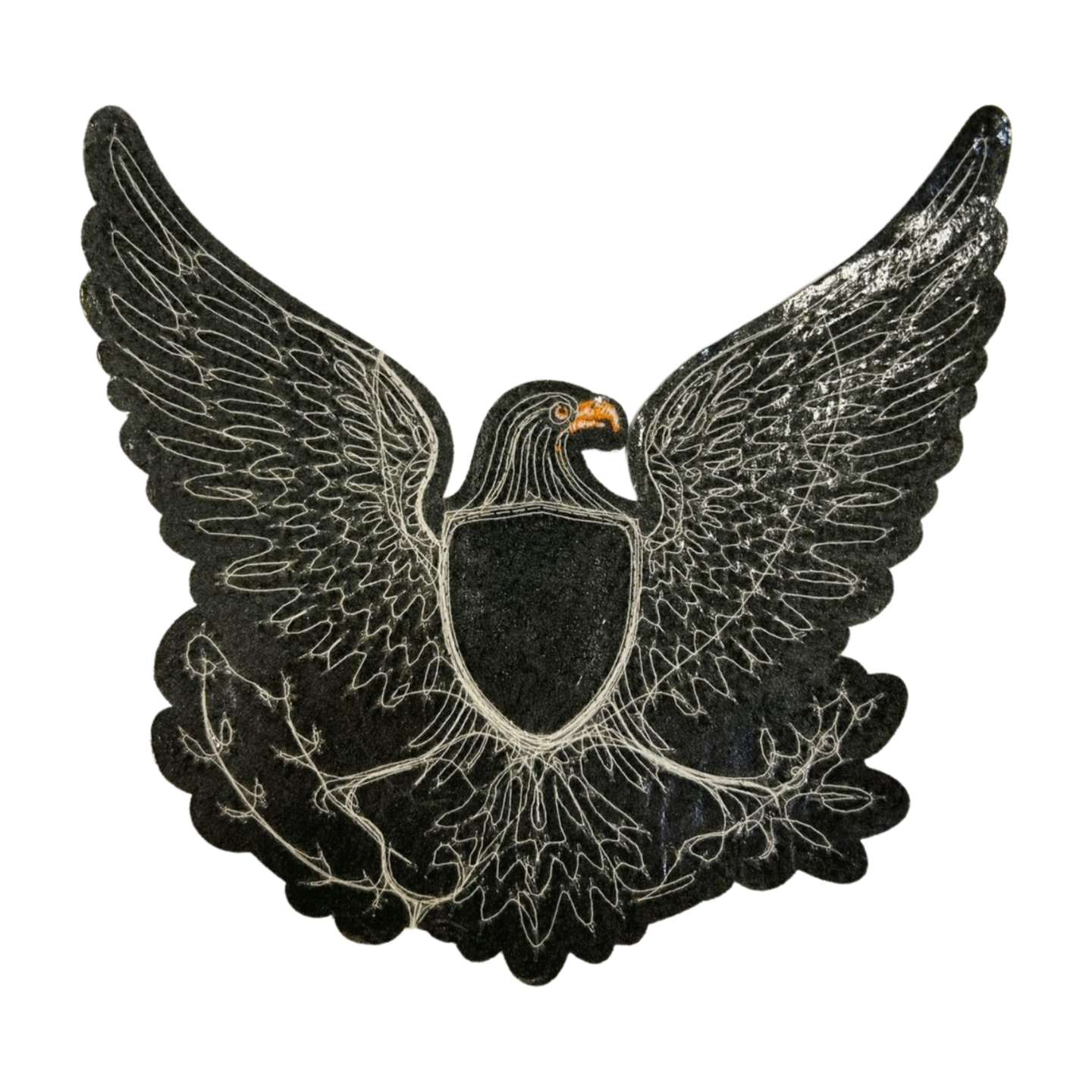 Parche Bordado Lentejuela Termoadhesivo Águila Mexicana 1 PZ Y170 - Peletería León