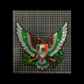 Parche Bordado Lentejuela Termoadhesivo Águila Mexicana 1 PZ Y170 - Peletería León