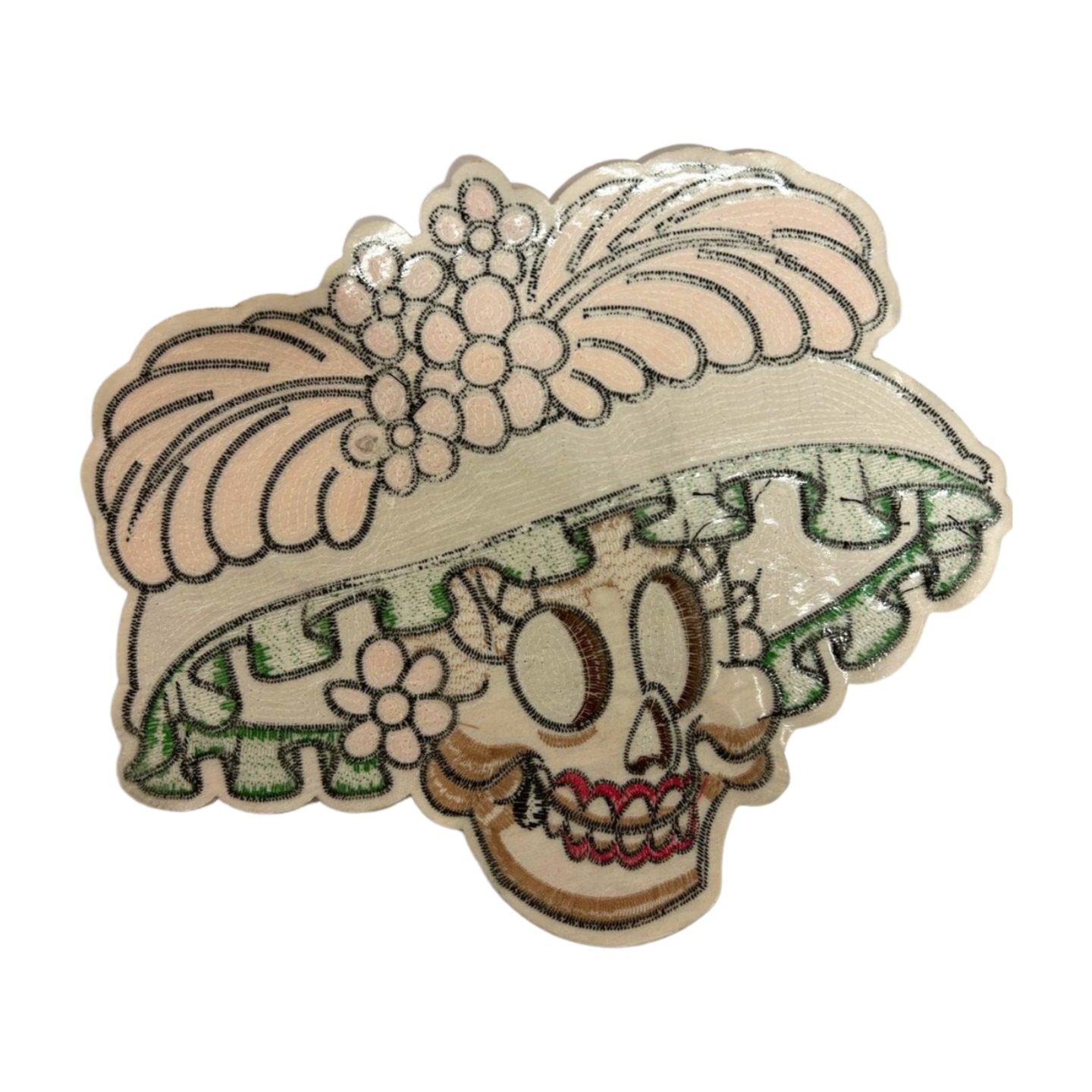 Parche Bordado Termoadhesivo de Calavera Catrina 1 PZ Y19 - Peletería León
