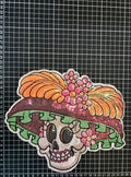 Parche Bordado Termoadhesivo de Calavera Catrina 1 PZ Y19 - Peletería León