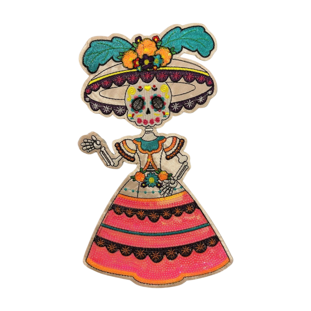 Parche Bordado Termoadhesivo Calavera 1 PZ Y24 - Peletería León