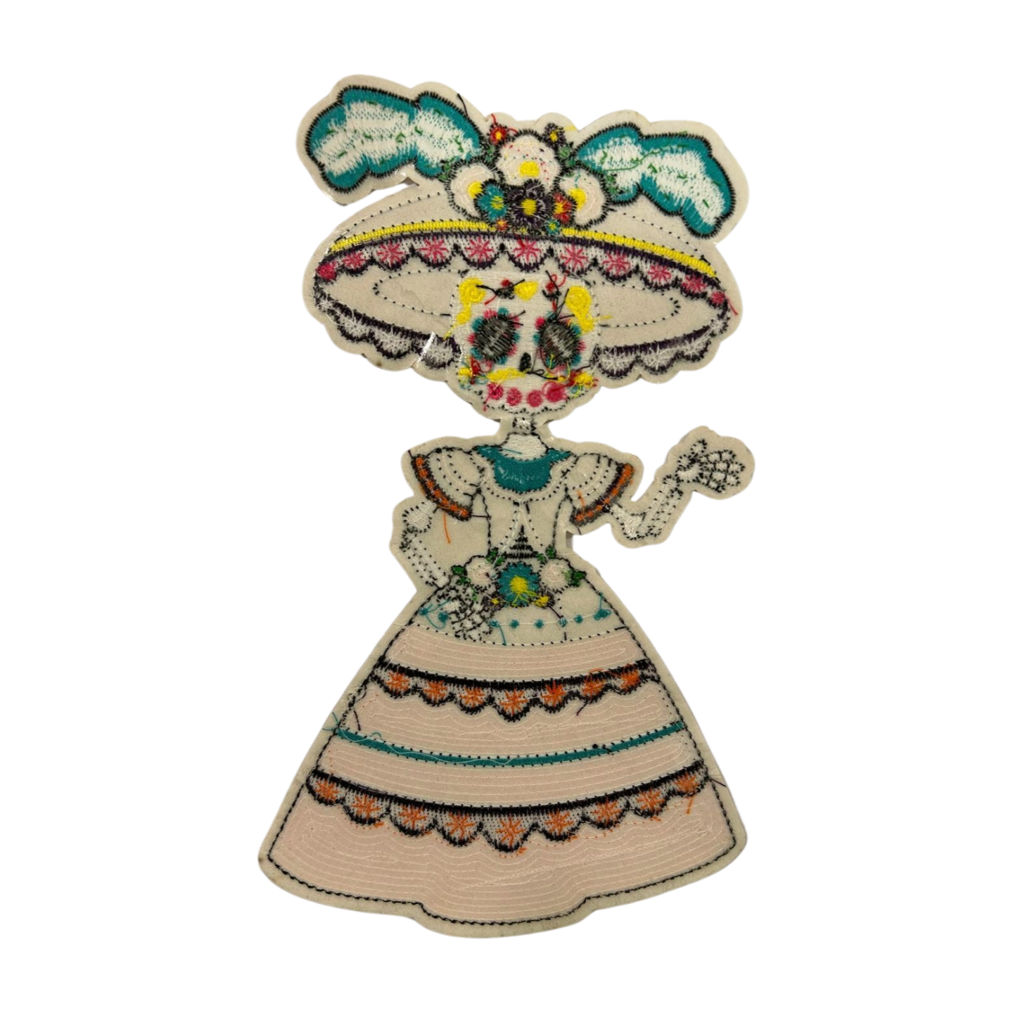 Parche Bordado Termoadhesivo Calavera 1 PZ Y24 - Peletería León