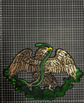Parche Bordado Lentejuela Termoadhesivo Águila Bandera Mexicana 1 PZ Y62 - Peletería León