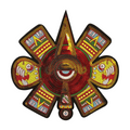 Parche Bordado Lentejuela Termoadhesivo Nahui Ollin Ojo Azteca 1 PZ Z125 Ariel