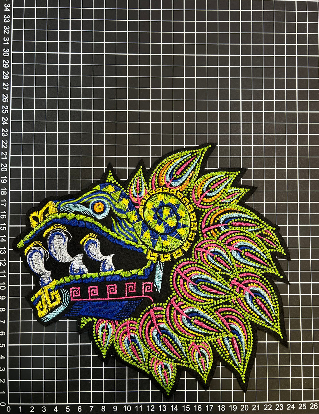 Parche Bordado Termoadhesivo Dragón Serpiente 1 PZ Z16 - Peletería León