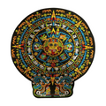 Parche Bordado Termoadhesivo para Ropa de Calendario Maya 1 PZ Z18 - Peletería León