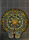 Parche Bordado Termoadhesivo para Ropa de Calendario Maya 1 PZ Z18 - Peletería León