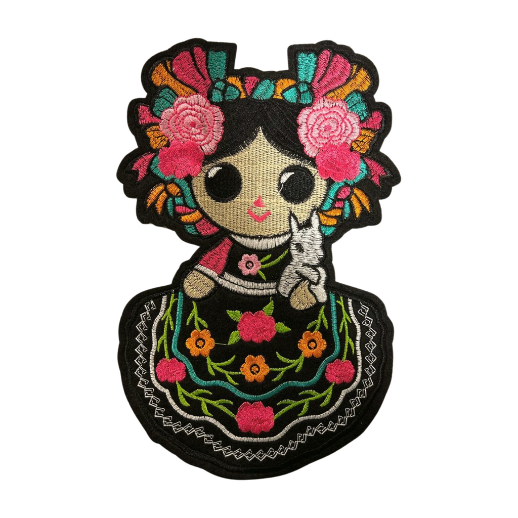 Parche Bordado Termoadhesivo para Ropa de Muñeca Lele 1 PZ Z21 - Peletería León