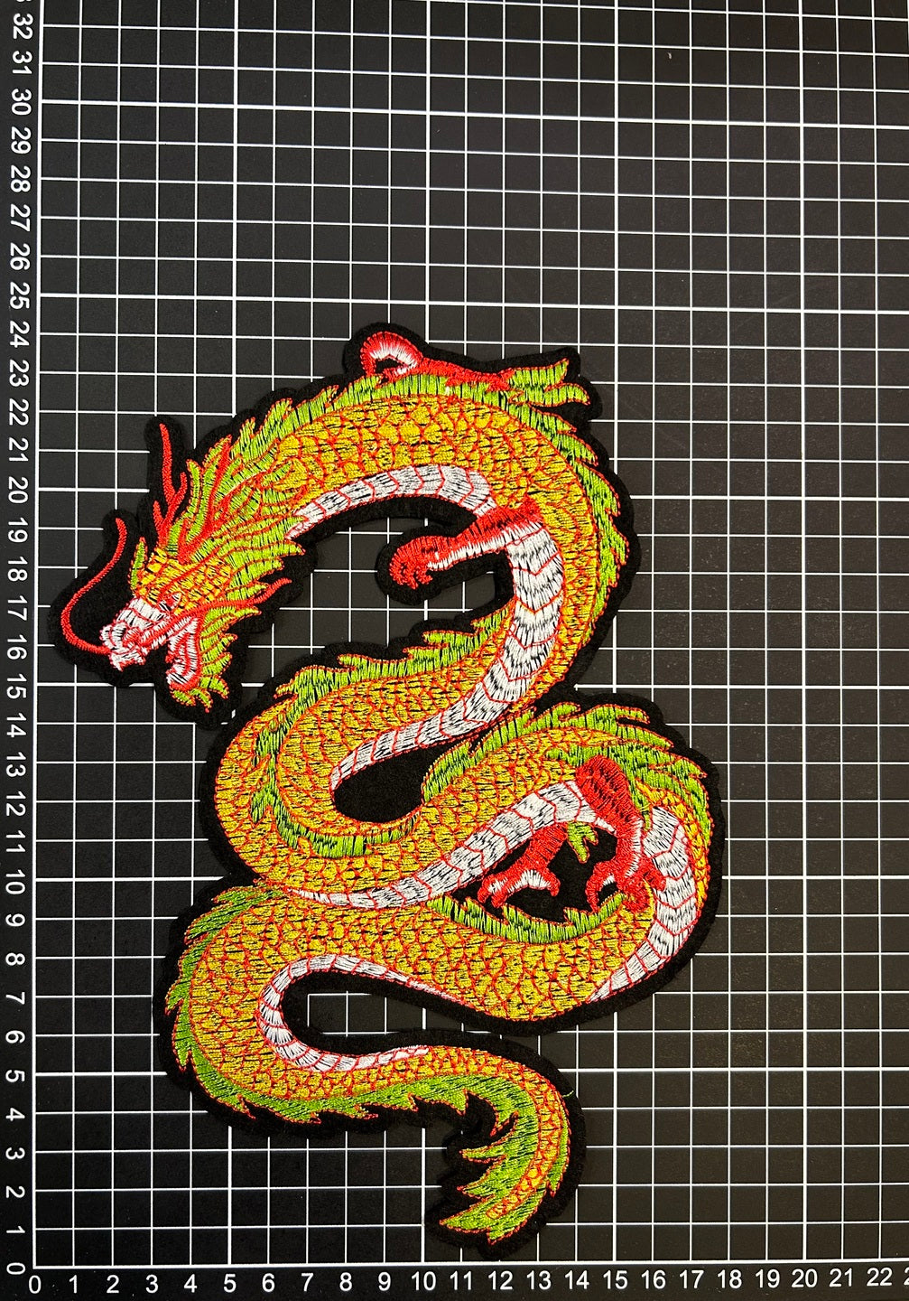 Parche Bordado Termoadhesivo para Ropa de Dragón Chino 1 PZ Z54 - Peletería León