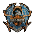 Parche Bordado Termoadhesivo para Ropa de Águila Harley Davidson 1 PZ Z59 - Peletería León
