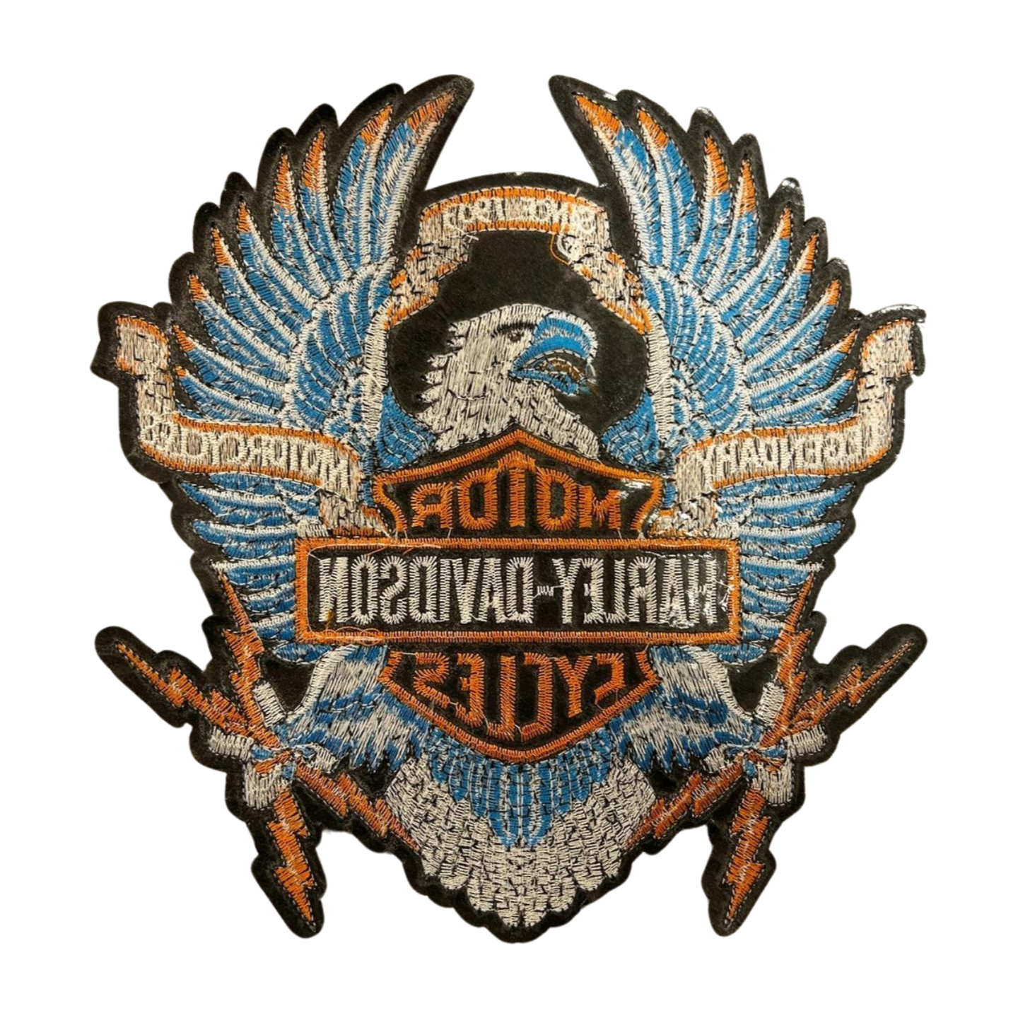 Parche Bordado Termoadhesivo para Ropa de Águila Harley Davidson 1 PZ Z59 - Peletería León